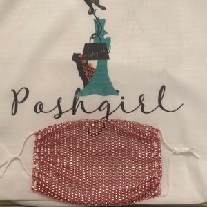 PG288 GLAMOUR Mask Cover. Sparkling Mesh Netting.